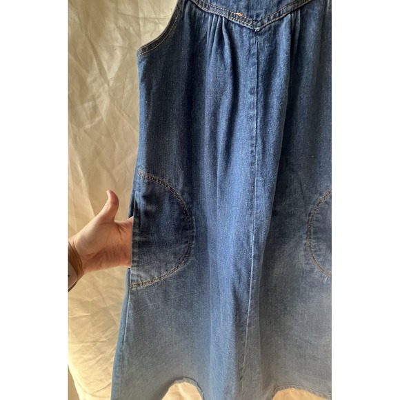 Denim Midi Dress - Picture 2 of 4